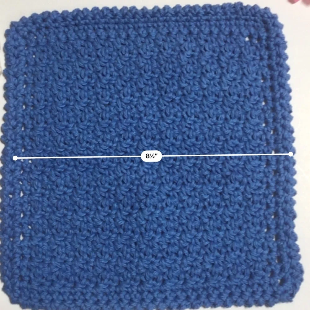 🆕 Cotton Wash Cloth Facial Scrubbies Set Handcrafted Reusable 9 Piece Set